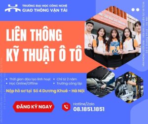 lien thong dai hoc ky thuat o to
